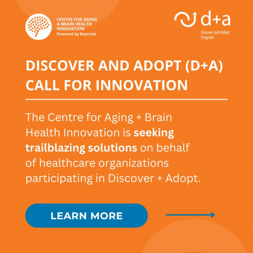 Enhancing Mental Health Supports in Continuing Care: The Centre for Aging + Brain Health Innovationâ€™s Discover + Adopt Program